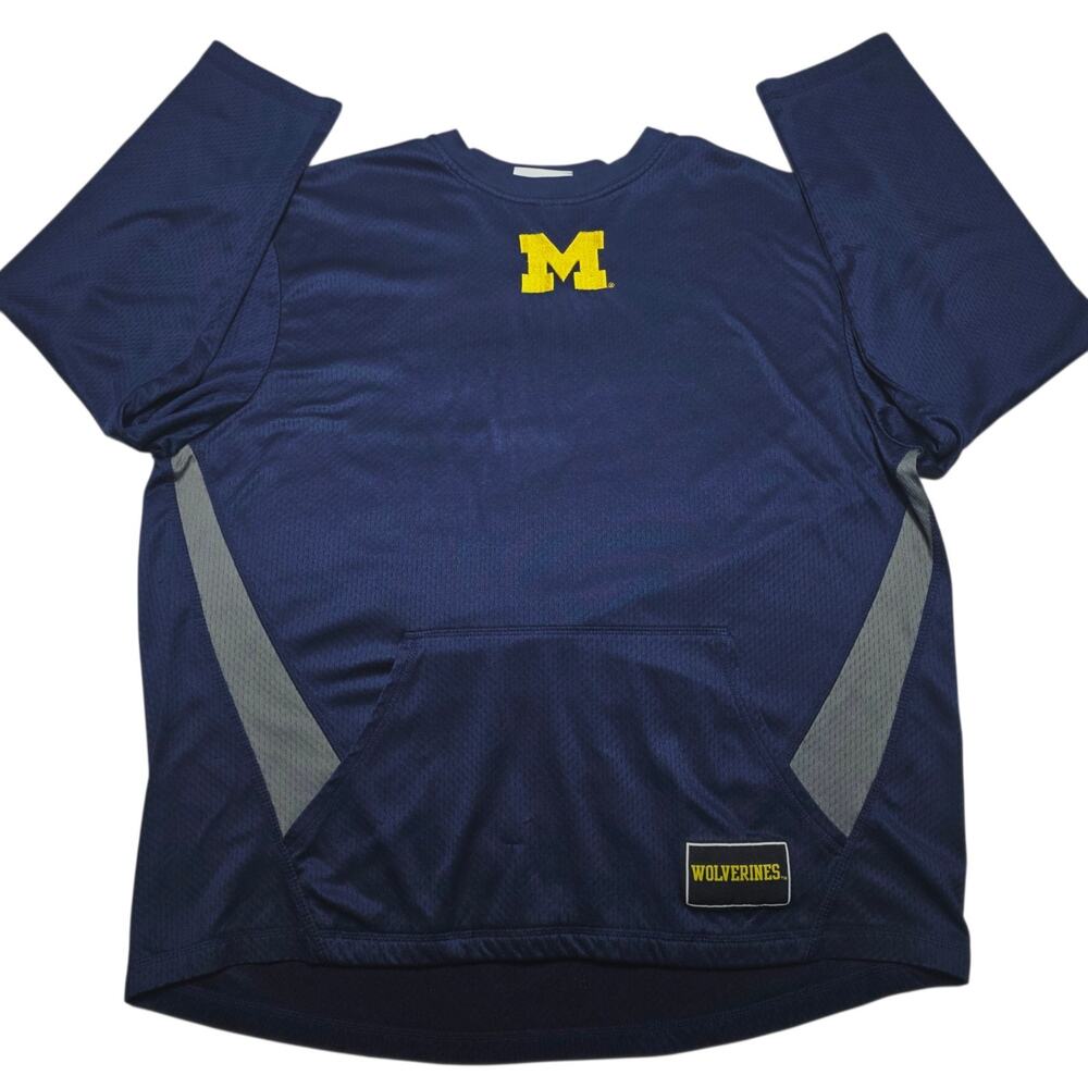 Michigan Wolverines Athletic Sweatshirt Mens Large Pullover Section 101 NCAA